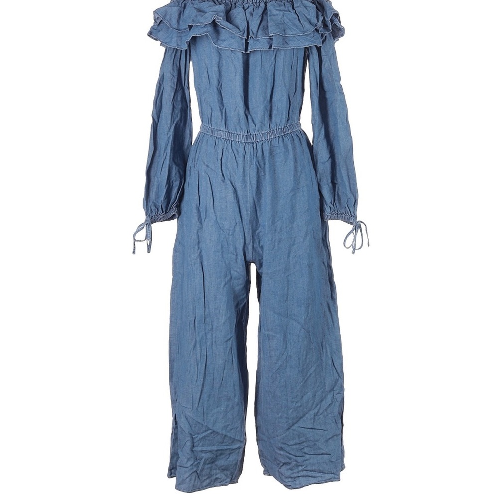 Michael Kors Indigo Denim Jumpsuit